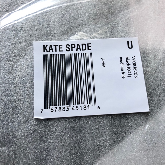 Kate Spade Jaine Medium Leather Tote. NWT. Black - Picture 8 of 8